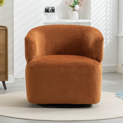 Upholstered Swivel Accent Chair 