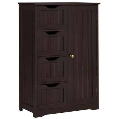 Wooden Bathroom Cabinet Storage Cabinet Espresso