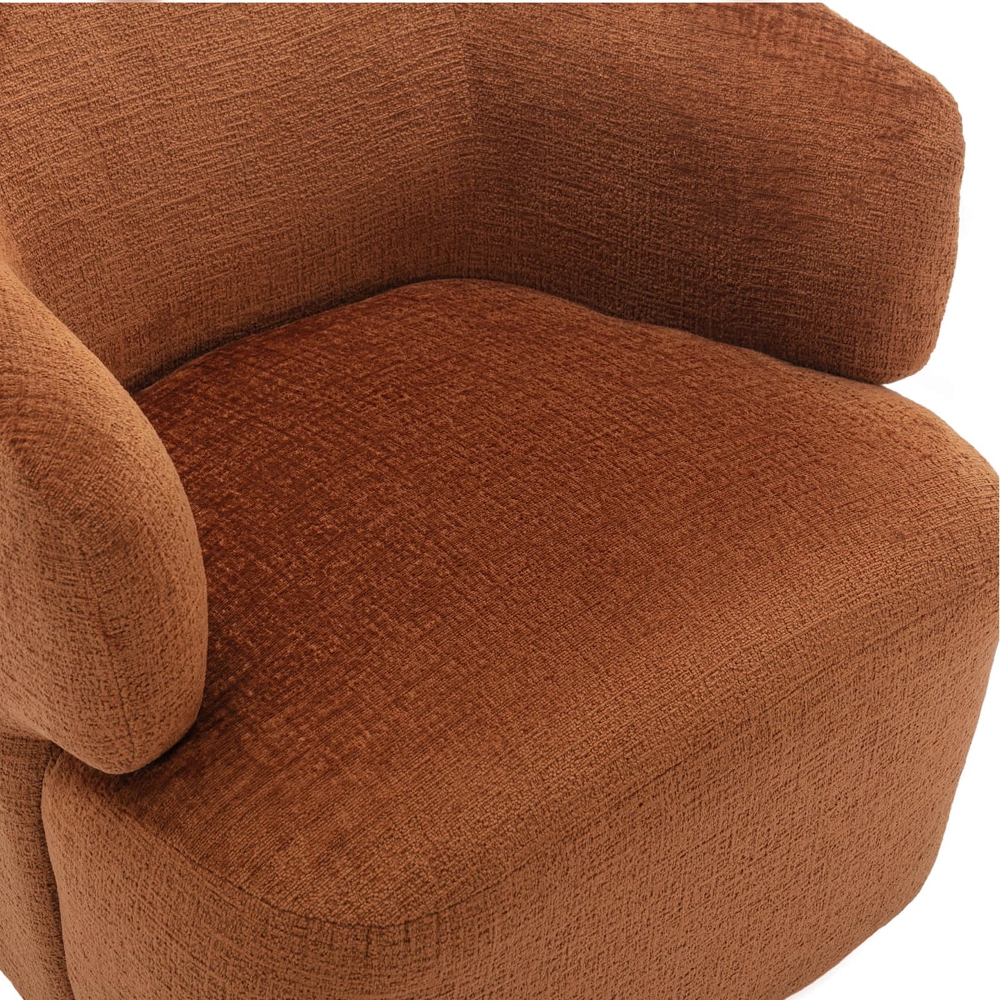 Upholstered Swivel Accent Chair 